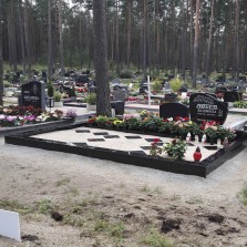 Гранитная оградa - Ограды для могил | Памятники | Надгробные плитки - Hauakivi Salong OÜ
