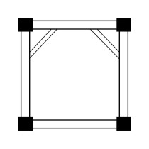 Lilleriba (kahe osana) ülesse peatsisse