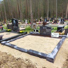 Graniidist hauapiirete hinnad ja valmistamine