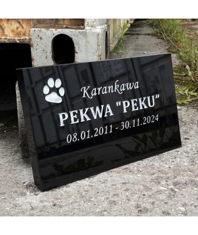 Надгробная плитка  питомца - Mahla 64, Männiku, Tallinn