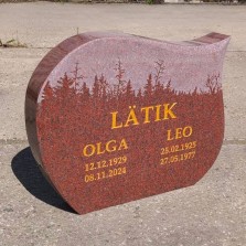 Hauakivid Tallinnas | Mahla 64  Männikul - Hauakivi | Hauaplaat | Hauapiire