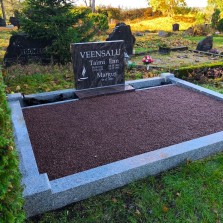 Гранитная оградa - Ограды для могил | Памятники | Надгробные плитки - Hauakivi Salong OÜ