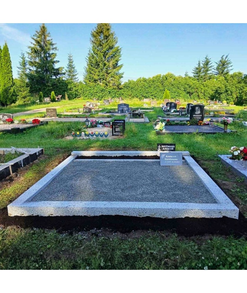 Poleeritud betoonist hauapiirded - Hauapiirded | Hauakivid | Hauaplaadid - Hauakivi Salong OÜ