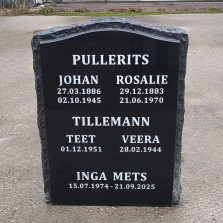 Hauakivi ja hauapiirded - Tallinnas ja üle Eesti