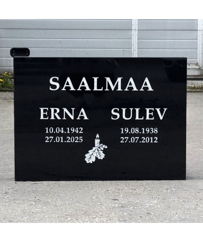 Tellite hauakivi meilt, siis nime ja numbrite graveerimine on tasuta