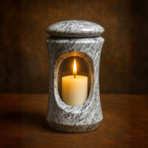 Гранитный могильный фонарь