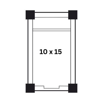 10x15cm ограды